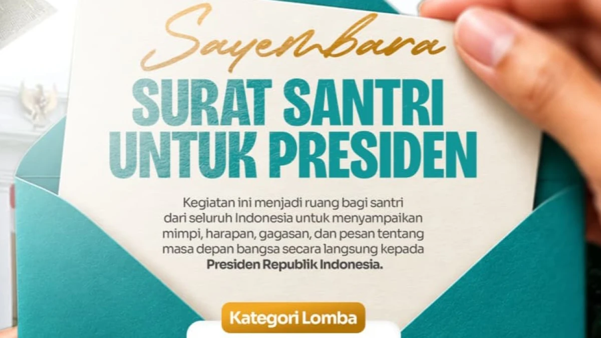 Kemenag Gelar Sayembara Surat Santri, Pemenang Berkesempatan Bertemu Presiden