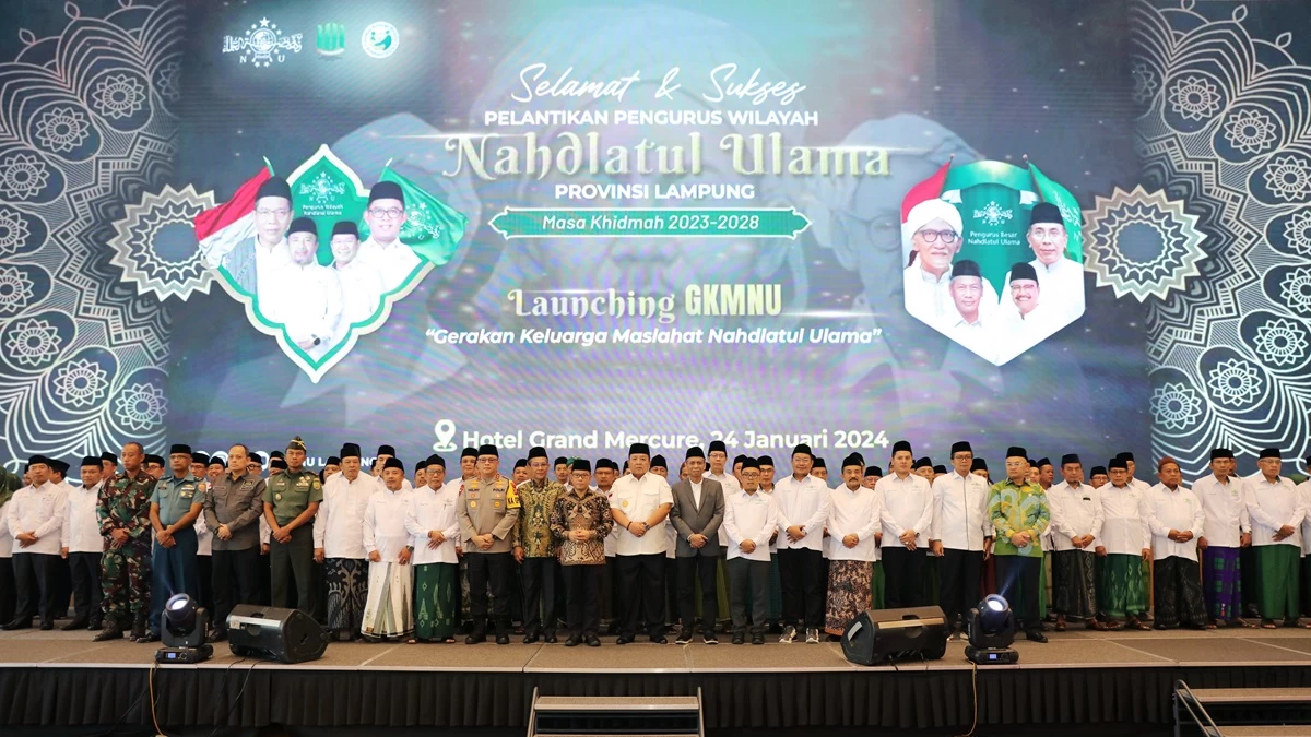 Dihadiri Ribuan Kader Satgas, GKMNU Diluncurkan di Lampung