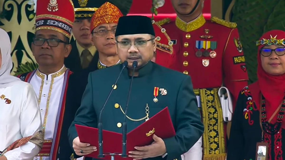 Menag Doakan Nusantara Baru Indonesia Maju Terwujud di Upacara HUT Ke-79 RI di IKN