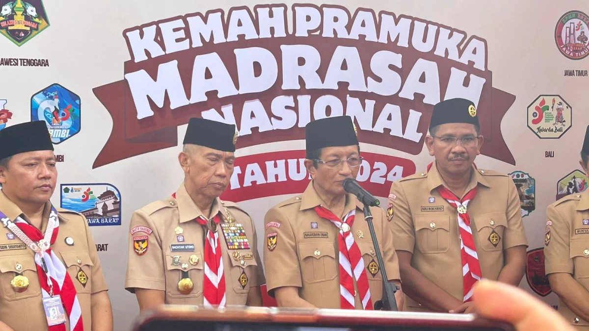 Buka KPMN, Menag Akan Wajibkan Kepramukaan di Seluruh Lembaga Pendidikan, termasuk Pesantren
