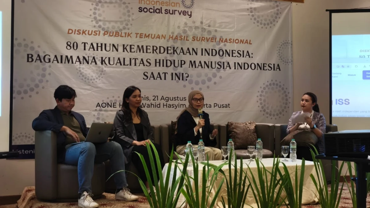 Survei ISS: Kinerja Pemerintah Prabowo Capai 78 Persen Dipengaruhi Wapres