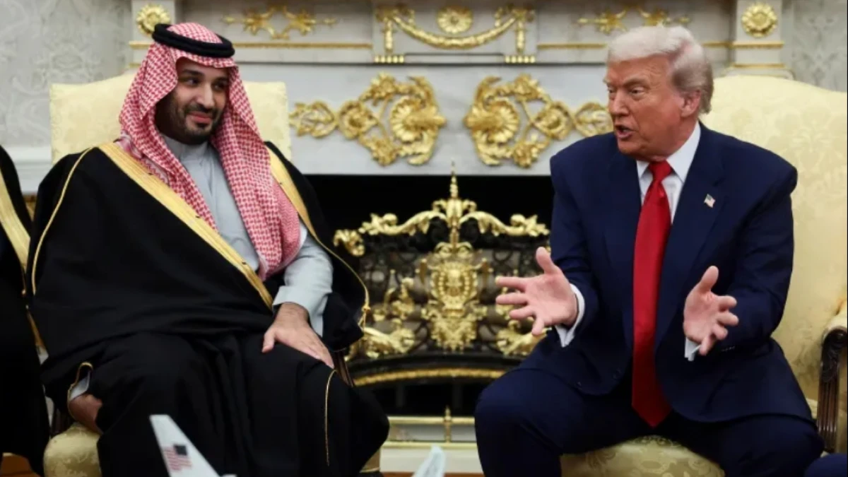 Saat Putra Mahkota Saudi Berkunjung, Trump Murka Pada Jurnalis Gara-gara Pertanyaan Ini