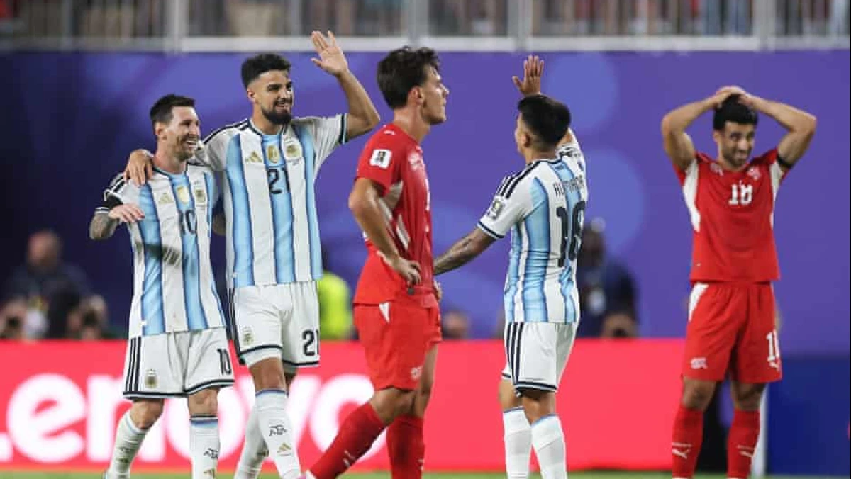 Argentina Ketemu Inggris di Semifinal Usai Lolos Susah Payah Singkirkan Swiss 3-1