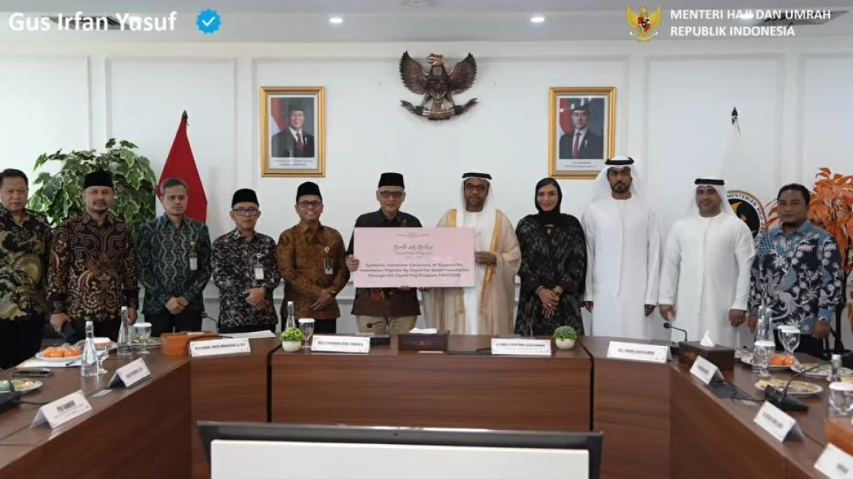 UEA Salurkan Bantuan Rp3,3 Miliar bagi Jemaah Haji Indonesia