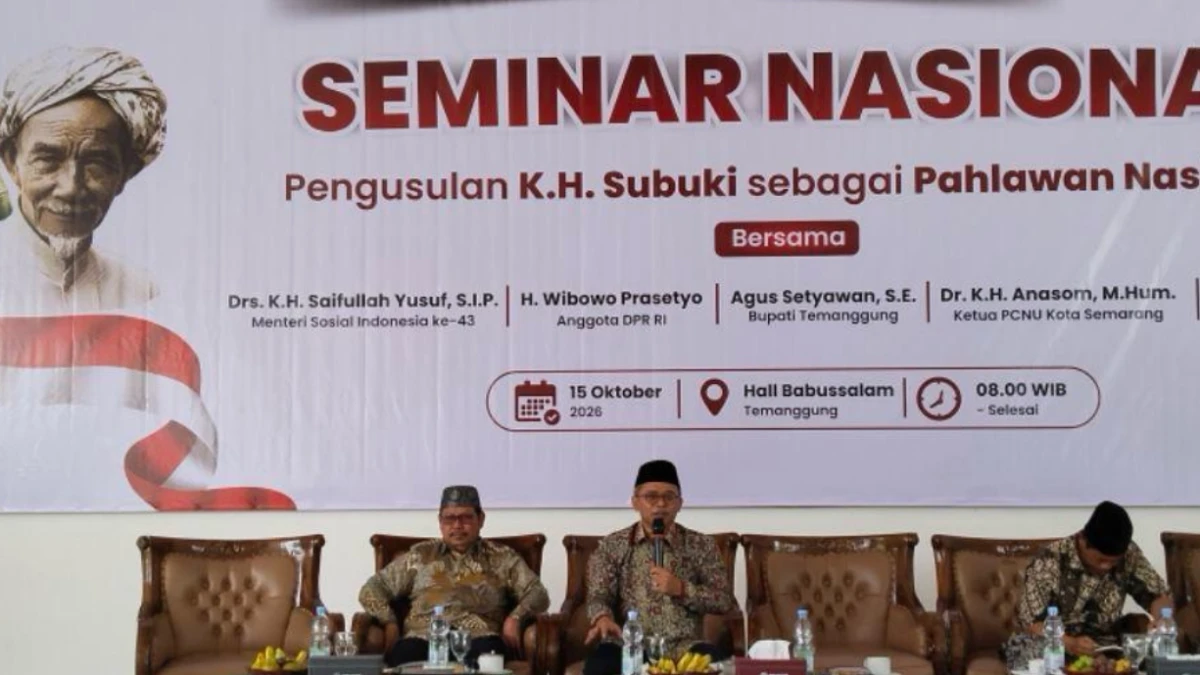 Didukung Bupati Temanggung, Anggota DPR RI Kawal Usulan KH Subuki sebagai Pahlawan Nasional