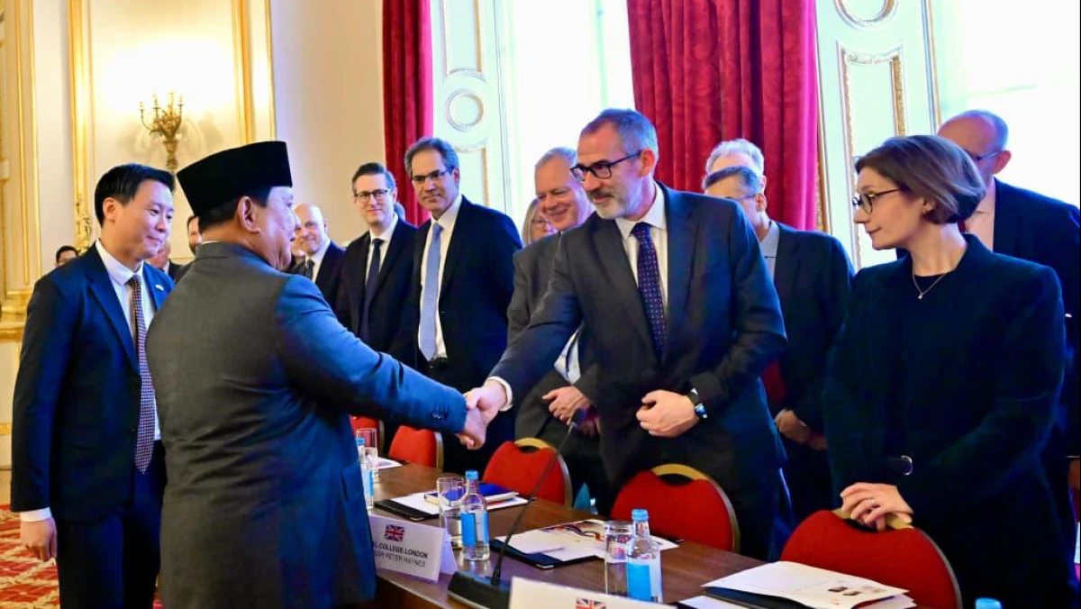 Presiden Prabowo Jajaki Kerja Sama Inggris, Wacanakan 10 Universitas Berstandar Dunia