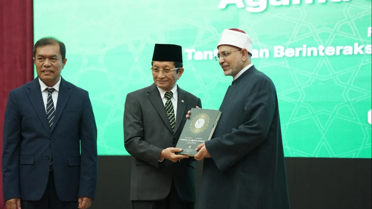 Menag di Al-Azhar: Ekoteologi jadi Fondasi Penting Bangun Kesadaran Umat Islam Jaga Alam