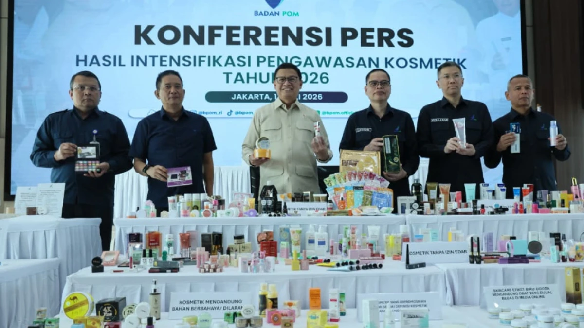 BPOM: Tiktok Jadi Platform Penjualan Produk Kosmetik Ilegal Tertinggi