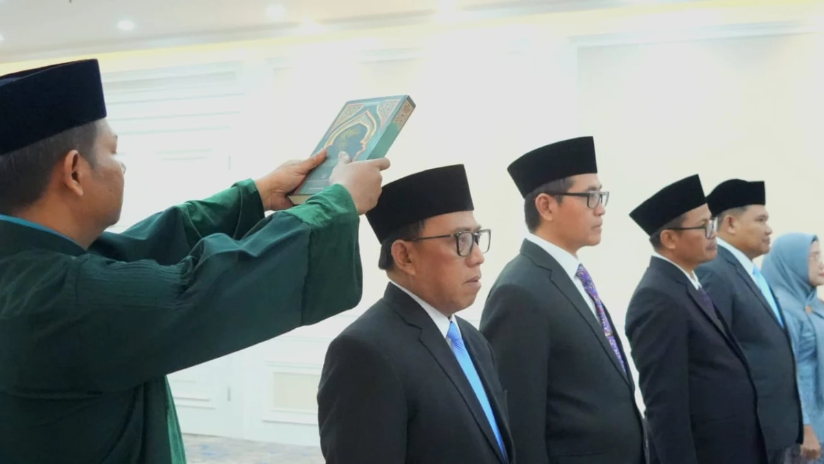 Lima Pejabat Eselon II Dilantik, Ditjen Pesantren Mulai Lengkapi Struktur