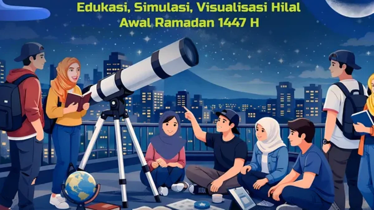 Kemenag Buka Program Edukasi Pantau Hilal, Ajak Kreator Muda Belajar Ilmu Falak