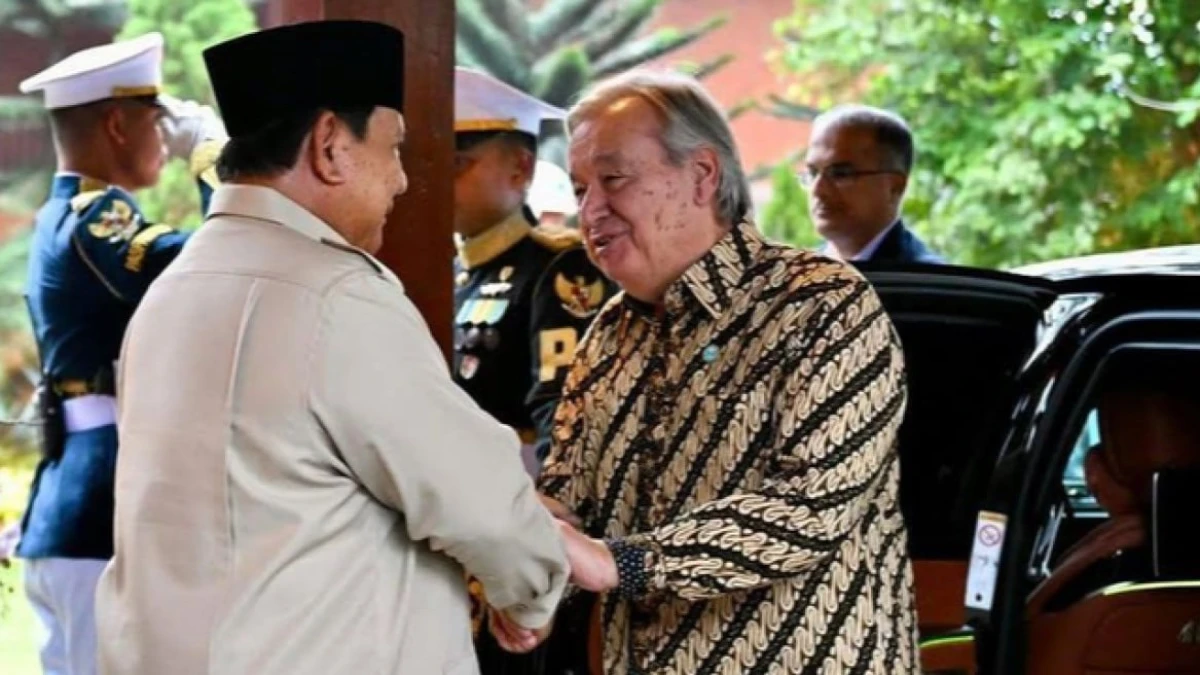 Pertemuan Prabowo dan Sekjen PBB di Hambalang, Bahas Apa?