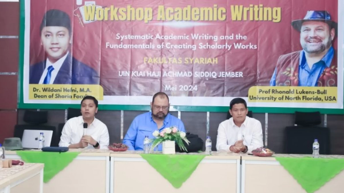 Fakultas Syariah UIN KHAS Jember Gelar Workshop Academic Writing untuk Tingkatkan Kualitas Publikasi Ilmiah Dosen