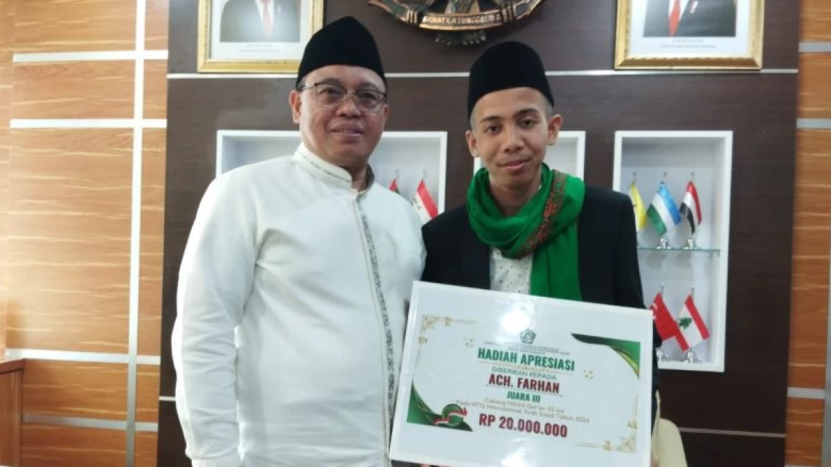 Ach Farhan, Hafiz Muda asal Pamekasan Sabet Juara Ajang MHQ Internasional di Saudi