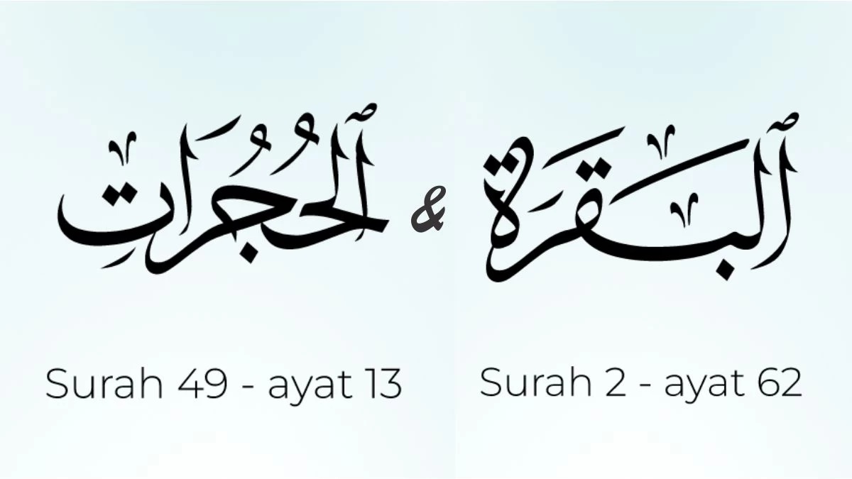 Tafsir Al-Baqarah 62 dan Al-Hujurat 13, Ayat Qur’an yang Dibaca saat Paus di Istiqlal