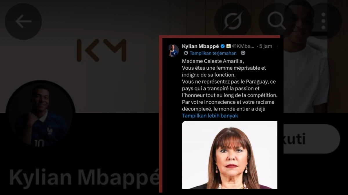 Mbappe Kecam Senator Paraguay Usai Jadi Sasaran Komentar Rasis
