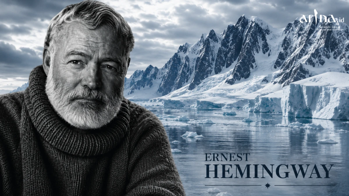 Ernest Hemingway: Melihat Gunung Es dan Caranya Mencurigai Permukaan