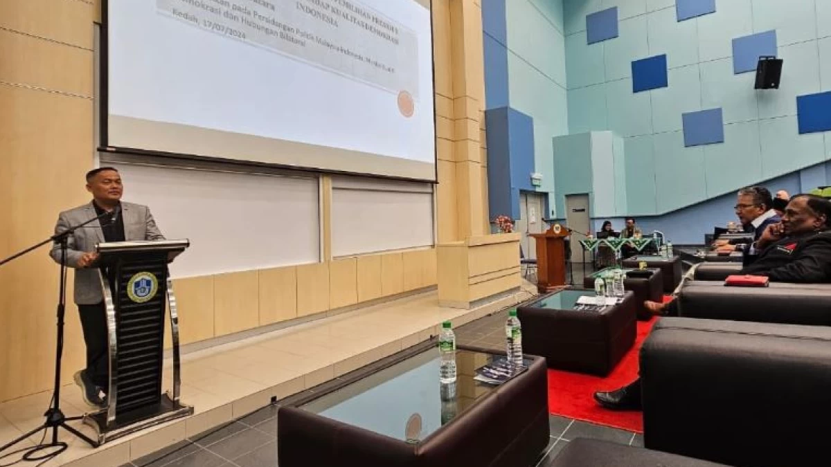 Hadir di Kedah, Dosen UIN Bandung Beberkan Mutu Demokrasi Bilateral Serumpun Indonesia -Malaysia