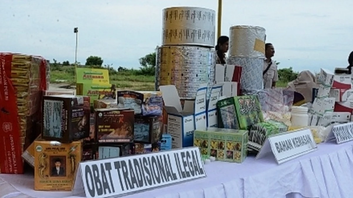 BPOM Temukan 22 Obat Bahan Alam Ilegal dan Berbahaya, Masyarakat Diimbau Lebih Selektif Pilih Produk
