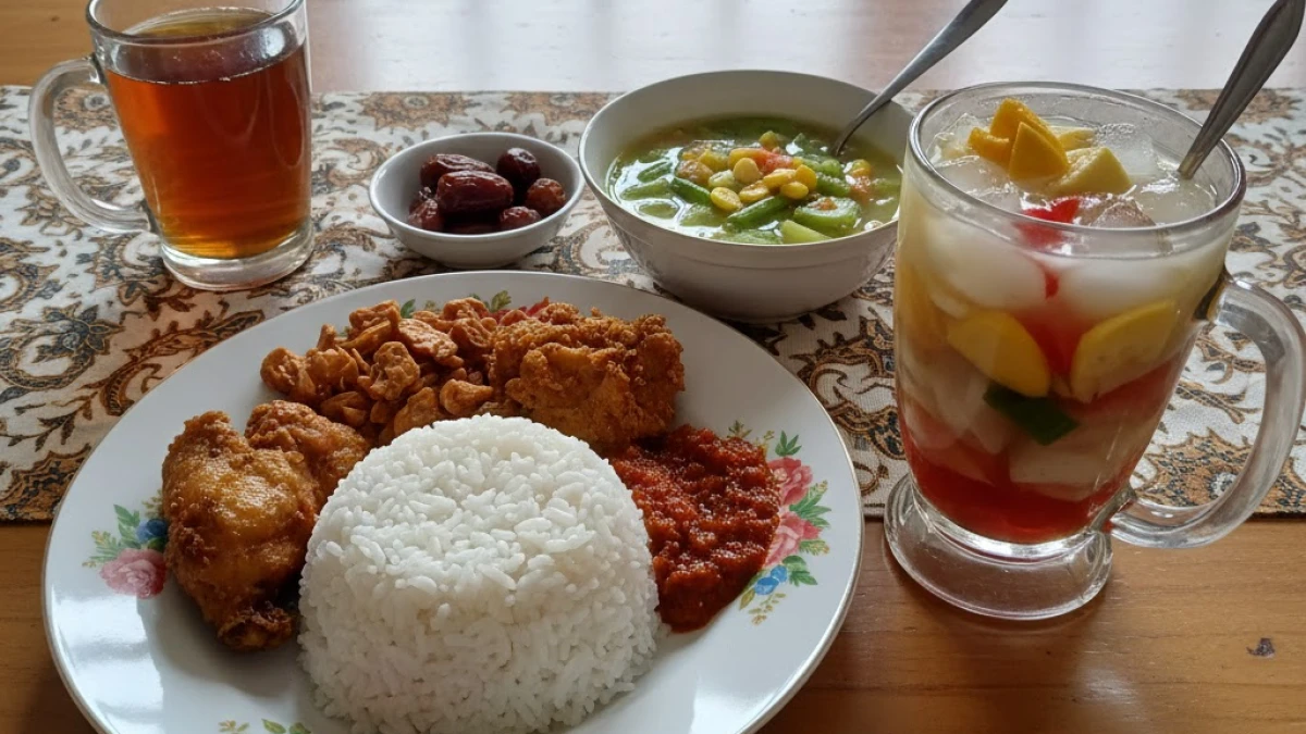 Buka Puasa Tiba, Makan Dulu atau Sholat Maghrib Dulu?