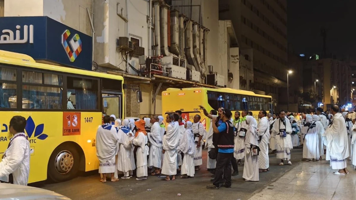 Jemaah Haji Indonesia Dimudahkan dengan Bus Shalawat yang Beroperasi 24 Jam Sehari di Makkah