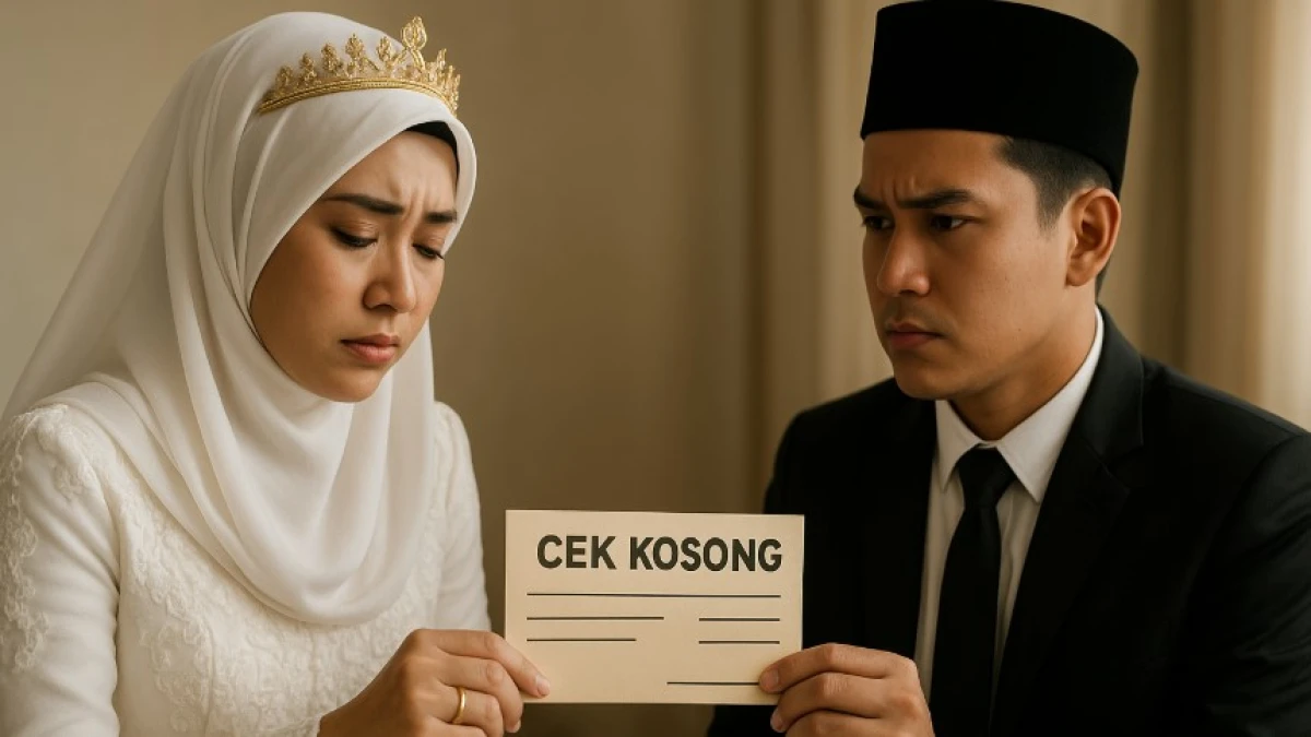 Hukum Nikah dengan Mahar Palsu seperti Cek Kosong, Sah atau Tidak?