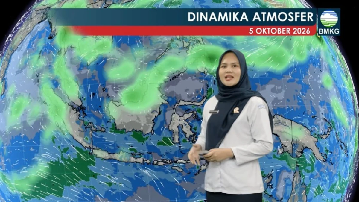 Prediksi Hujan Lebat Lokal, Gelombang Tinggi hingga Banjir Rob pada Senin 5 Oktober 2026