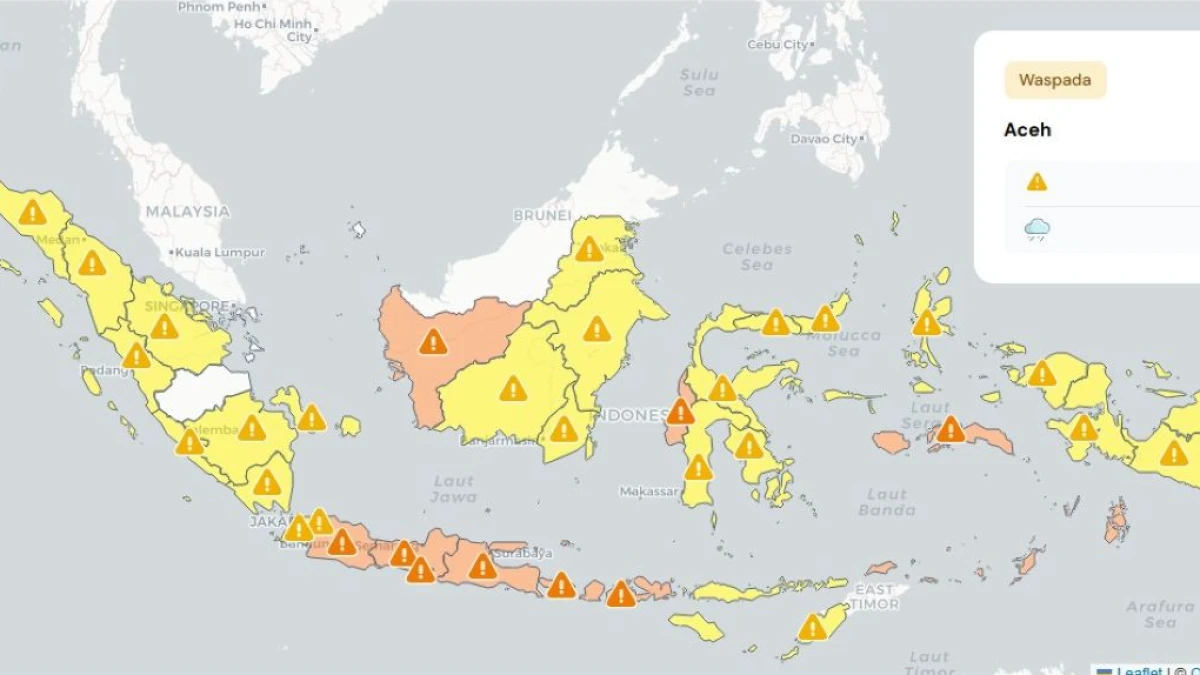 Bagaimana Potensi Cuaca Ekstrem Akhir Pekan Ini? Berikut Prediksi BMKG
