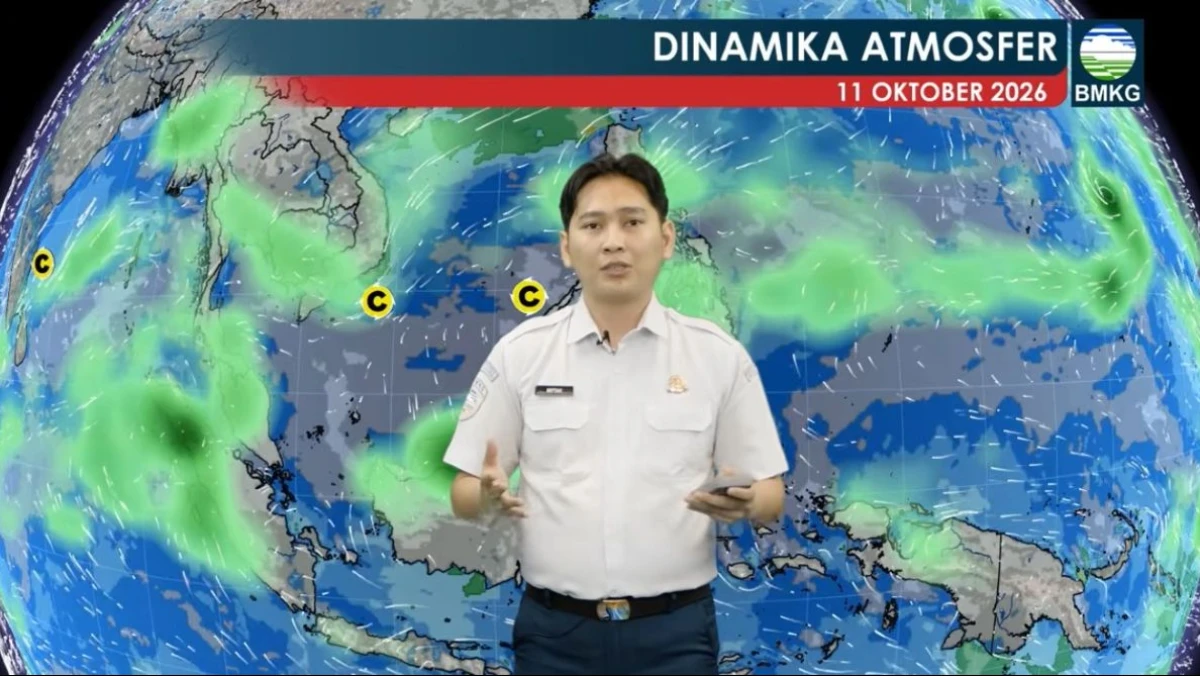 Waspada Hujan Lebat, Gelombang Tinggi hingga Banjir Pesisir di Sejumlah Wilayah pada Minggu 11 Oktober 2026