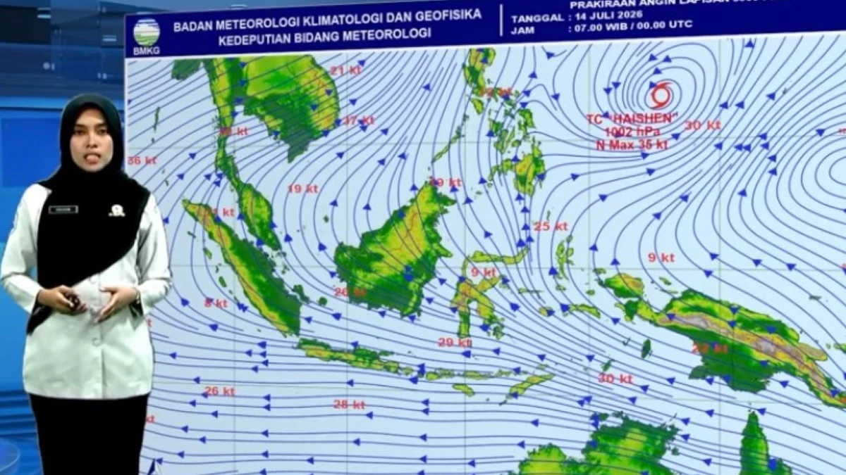 Peringatan BMKG: Waspadai Hujan Sangat Lebat di Papua, Siklon Tropis Haisen Masih Pengaruhi Cuaca Indonesia