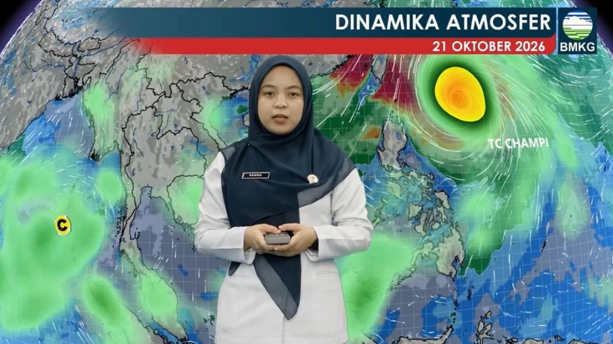 Sejumlah Wilayah Berpotensi Hujan Petir dan Hujan Ringan Rabu 21 Oktober 2026