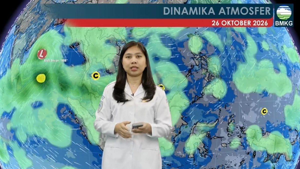 Prediksi Gelombang 4 Meter, Banjir Rob, dan Hujan Petir Sejumlah Wilayah pada Senin 26 Oktober 2026