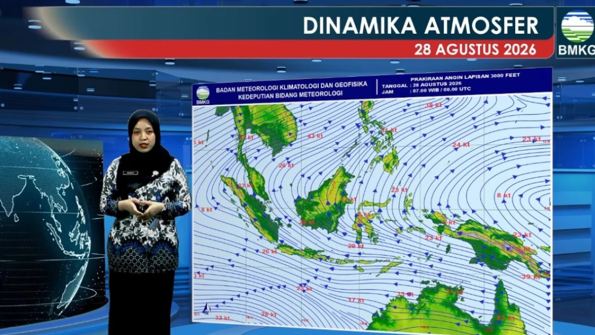 Prakiraan Cuaca BMKG: Hujan Ringan di Medan, Jambi, Bengkulu, Tanjung Selor pada Jumat 28 Agustus 2026