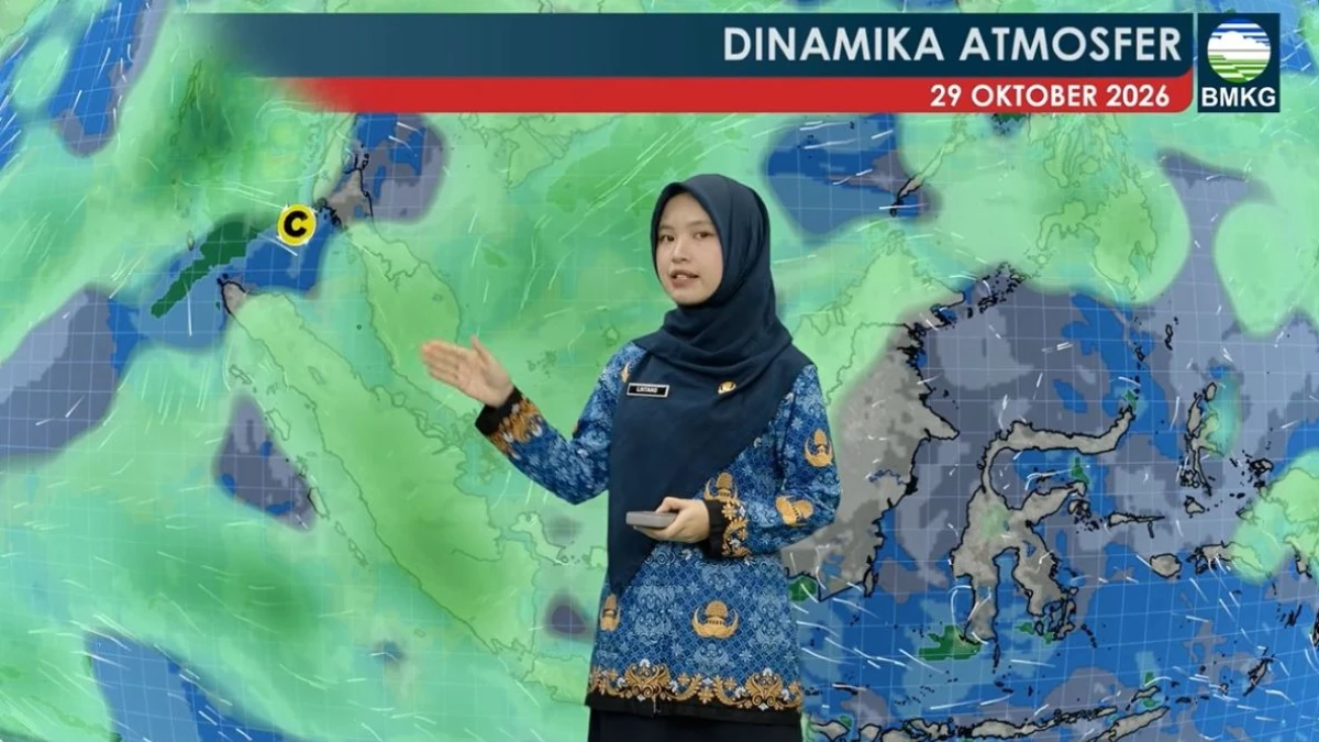 BMKG Peringatkan Potensi Hujan Petir dan Banjir Rob di Sejumlah Wilayah pada Kamis 29 Oktober 2026
