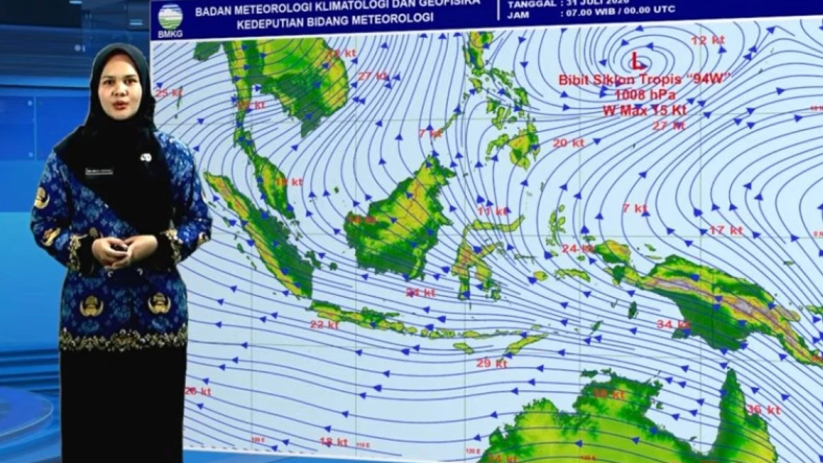 BMKG: Hujan Berpotensi Guyur Sumatera, Jawa, Kalimantan, Sulawesi, Papua pada Jumat 31 Juli 2026
