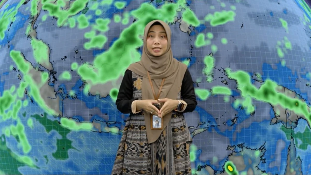 BMKG Prakirakan Hujan Ringan hingga Hujan Petir di Sejumlah Wilayah pada Sabtu 31 Oktober 2026