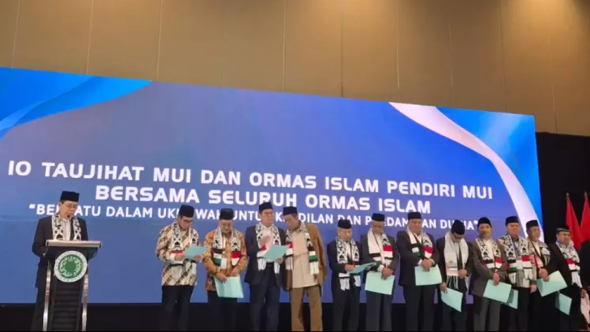 Taujihat MUI dan Ormas Islam: Serukan Hentikan Agresi Israel, Minta ...