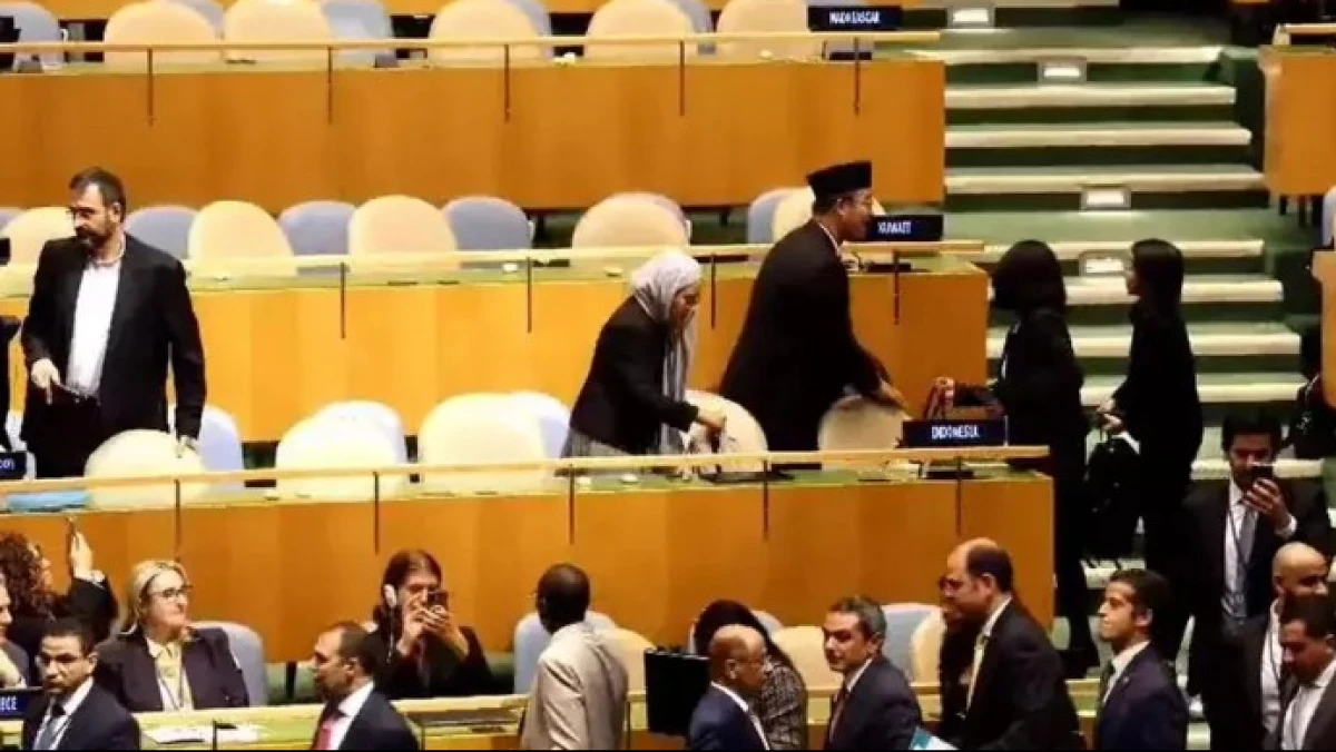 Walk Out Saat Netanyahu Berpidato, Sikap Delegasi Indonesia Dipuji