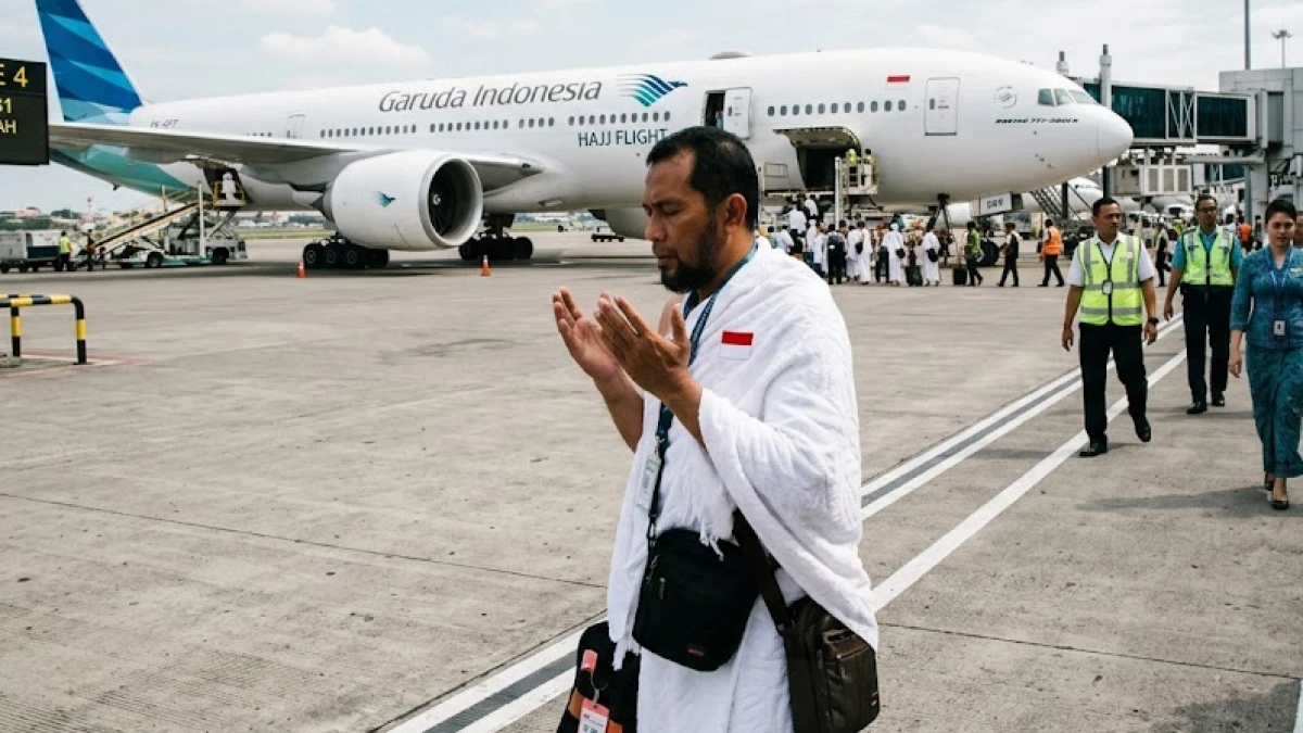 Doa Berangkat Haji: Mulai Keluar Rumah, di Pesawat, sampai Tiba di Makkah