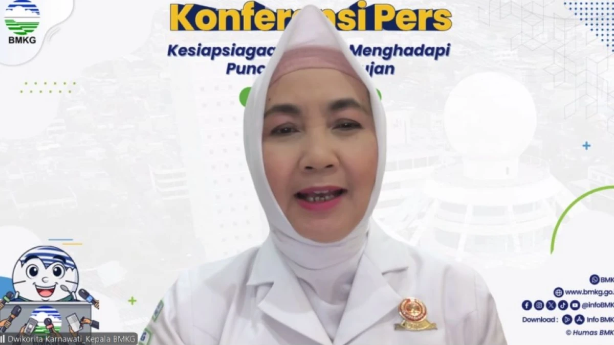 Tiba Puncak Musim Hujan, BMKG Ingatkan Masyarakat Tingkatkan Kesiapsiagaan Bencana Hidrometeorologi