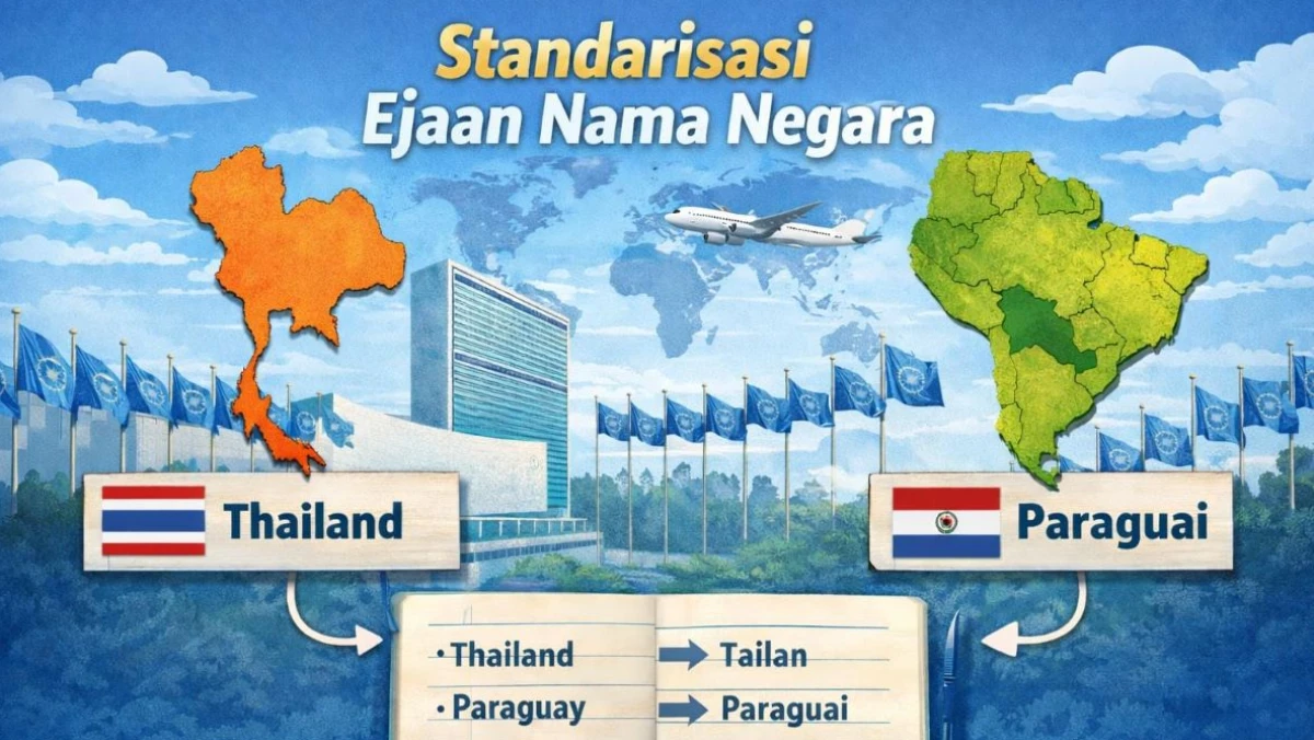 Standarisasi Bahasa: Indonesia Ubah Penulisan Thailand Jadi Tailan, Bagaimana Negara Lain?