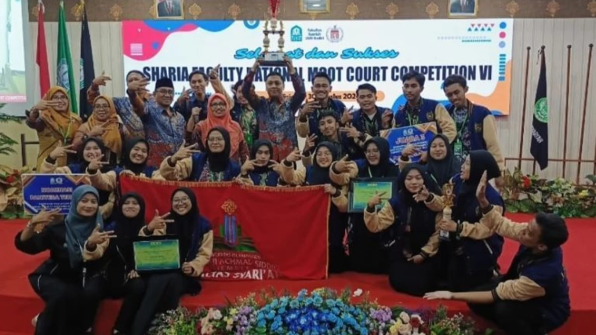 Fakultas Syariah UIN KHAS Jember Juara 3 Lomba Peradilan Semu Tingkat Nasional