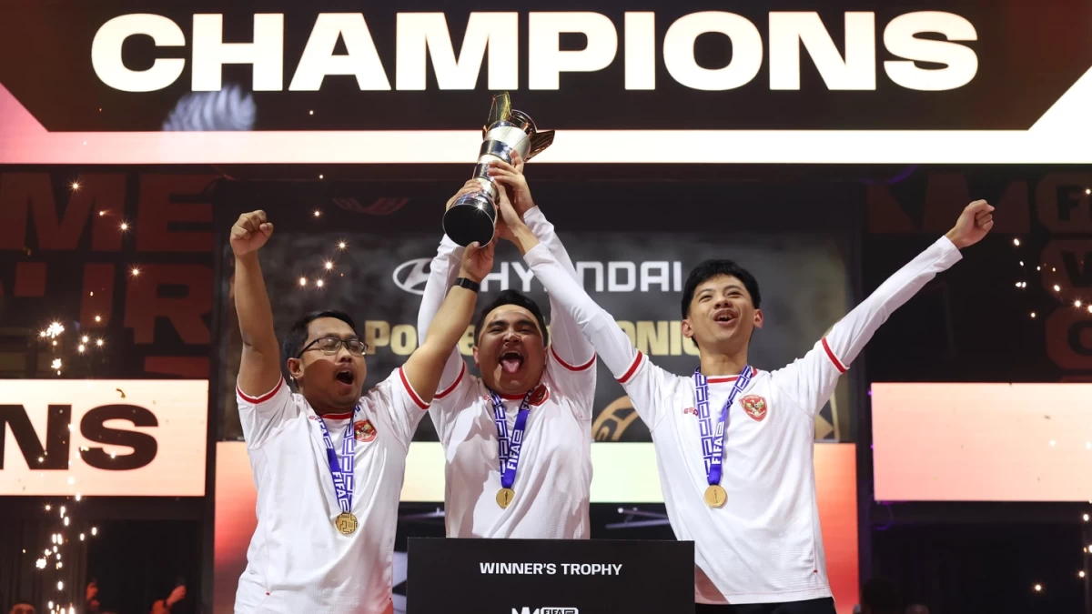 Tumbangkan Brazil, Indonesia Juara Dunia FIFAe World Cup 2024