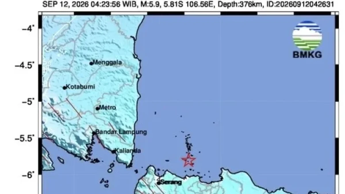 Gempa Magnitudo 5,9 M Guncang Kepulauan Seribu