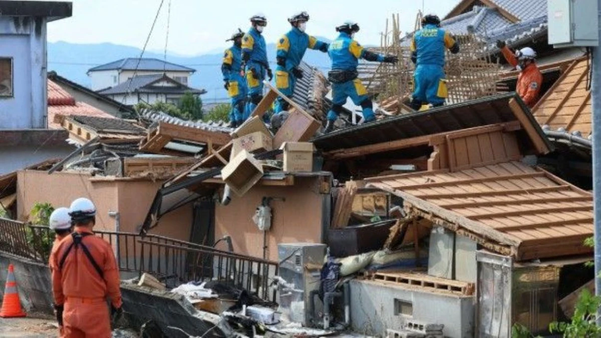 Total 34 Korban Meninggal Dunia Gempa Jepang, Tim Penyelamat Berjuang di Tengah Cuaca Panas Ekstrem