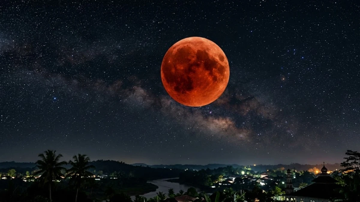 Malam Ini Ada Gerhana Bulan Total, Begini Tata Cara Sholatnya