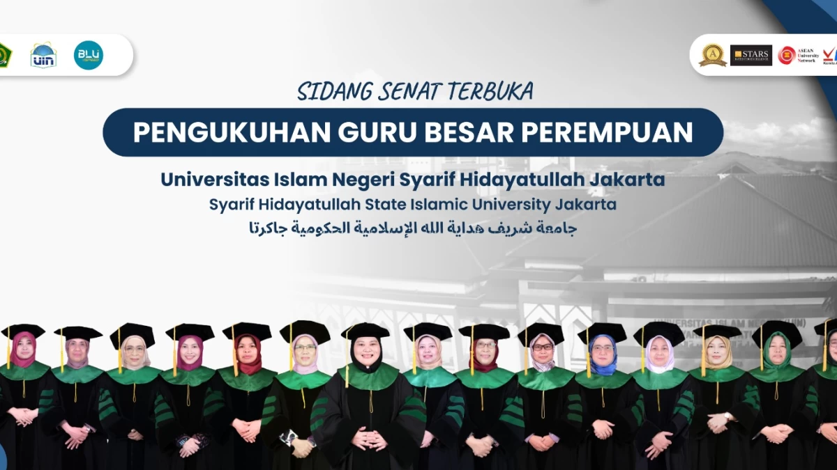 Sambut Hari Ibu, UIN Jakarta Kukuhkan 16 Guru Besar Perempuan