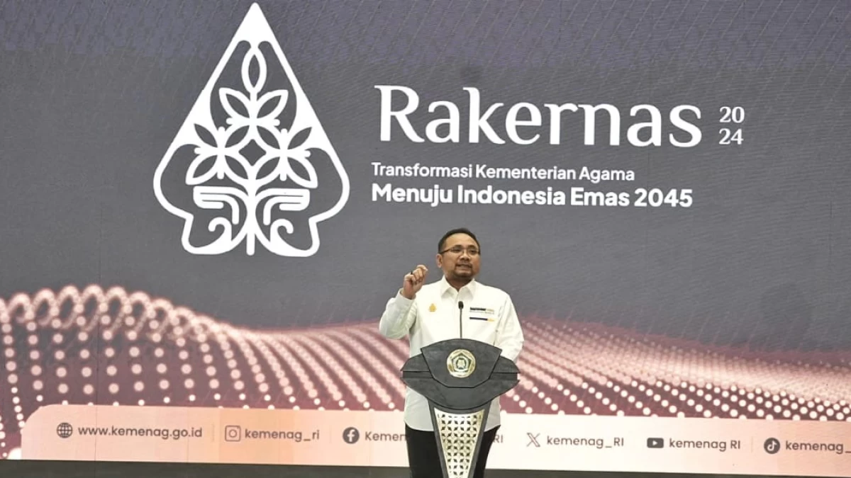 Instruksi Menag dalam Rakornas 2024: Libatkan Umat dalam Program Keagamaan