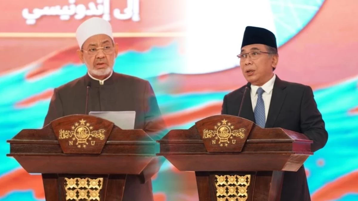 Pidato Sambut Grand Syekh Al-Azhar, Gus Yahya: Selamat Datang di Negeri Ahlus Sunnah wal Jamaah!