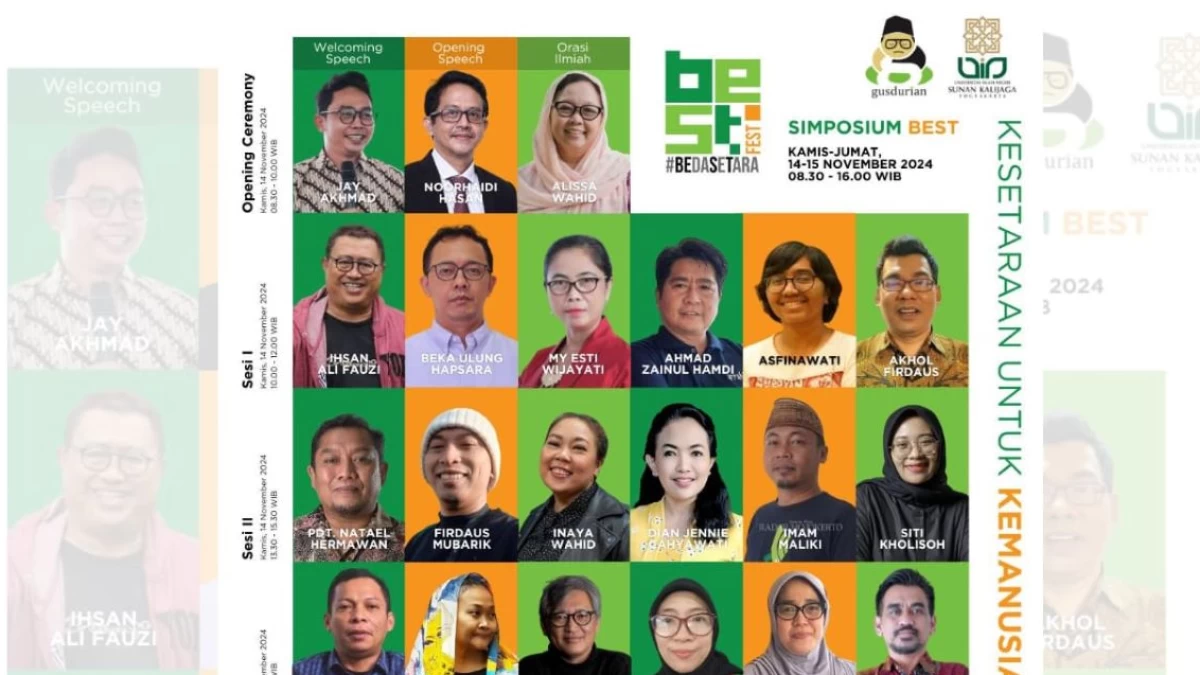 Peneliti, Jurnalis hingga Akademisi Bakal Kumpul Bahas Isu Kebebasan Beragama di Simposium Best Yogyakarta