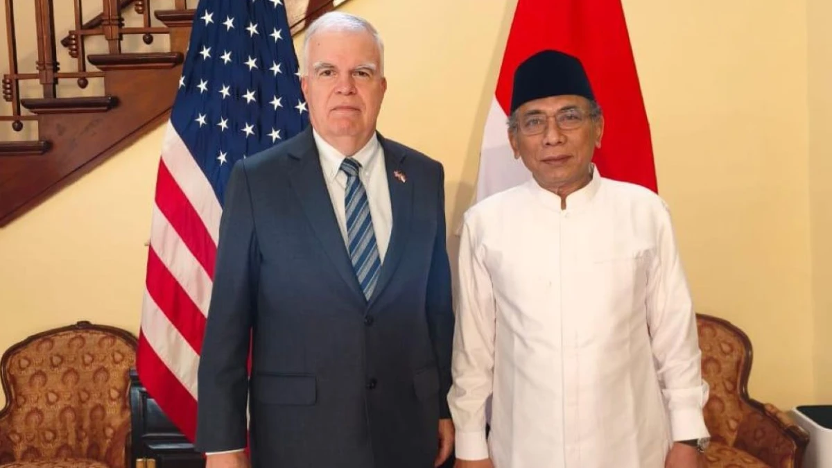 Ketua Umum PBNU Temui Dubes AS, Upayakan Perdamaian di Timur Tengah